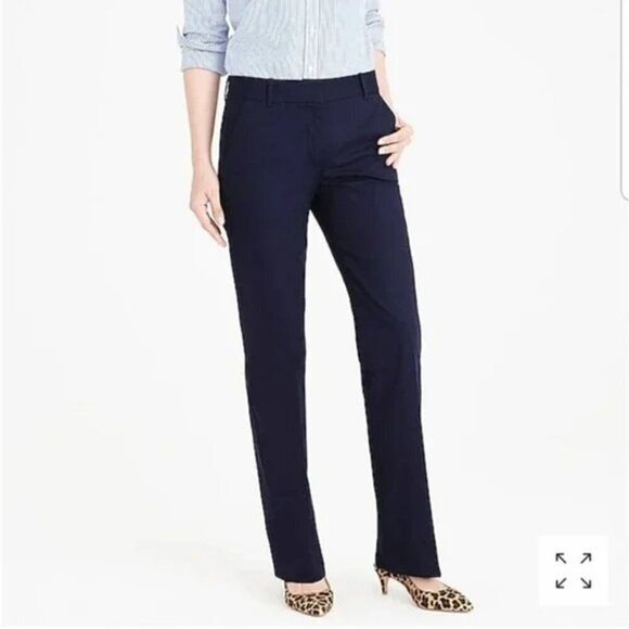 J. Crew Plus Addison Pants City Fit Trousers Pants Navy Size 20/2X NWT - Picture 1 of 9